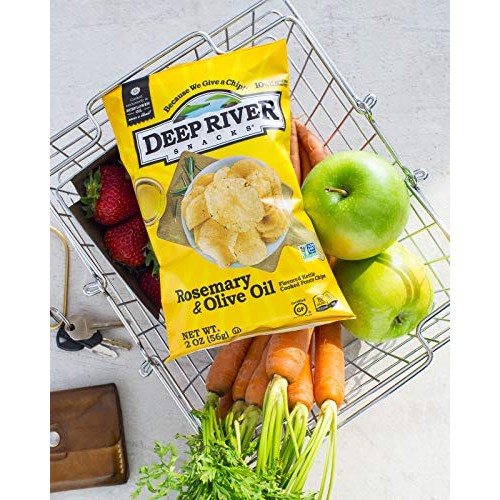 Deep River Snacks Rosemary &Amp; Olive Oil Kettle Cooked Potato Chip