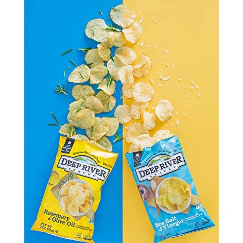 Deep River Snacks Rosemary &Amp; Olive Oil Kettle Cooked Potato Chip