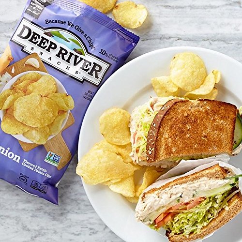 Deep River Snacks Sweet Maui Onion Kettle Cooked Potato Chips, 5