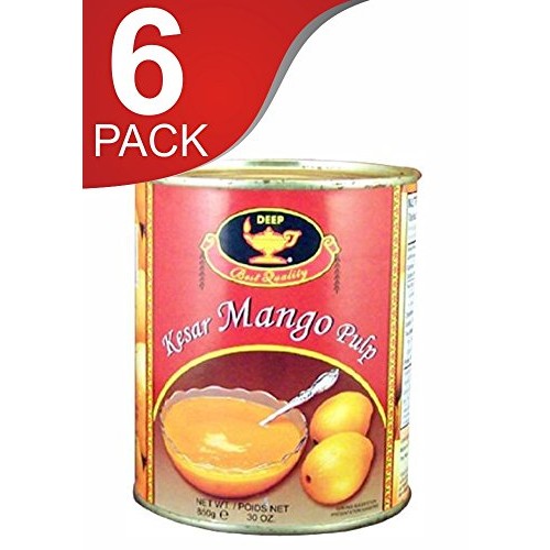 Deep Kesar Mango Pulp 6 Cans