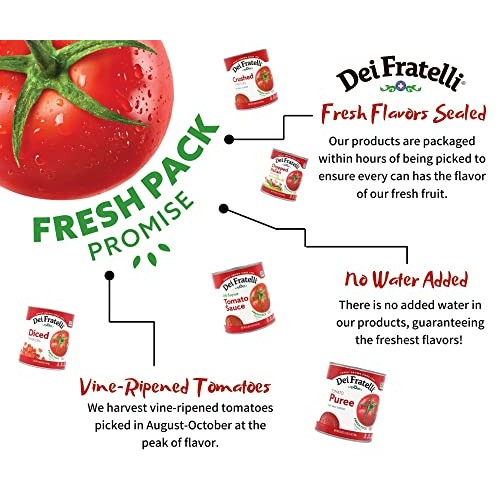 Dei Fratelli Seasoned Diced Tomatoes - All Natural - 5Th Generat