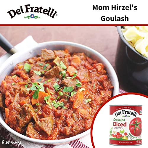 Dei Fratelli Seasoned Diced Tomatoes - All Natural - 5Th Generat