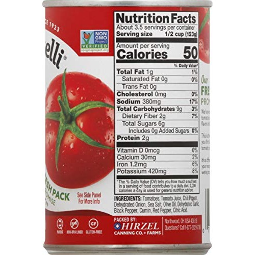 Dei Fratelli Chili Ready Diced Tomatoes - All Natural - 5Th Gene
