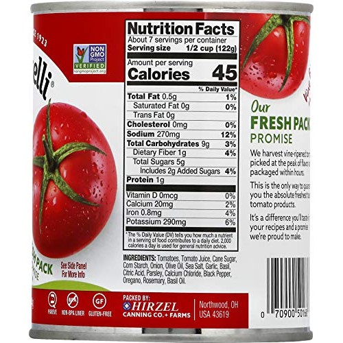 Dei Fratelli Chopped Italian Tomatoes - All Natural - 5Th Genera
