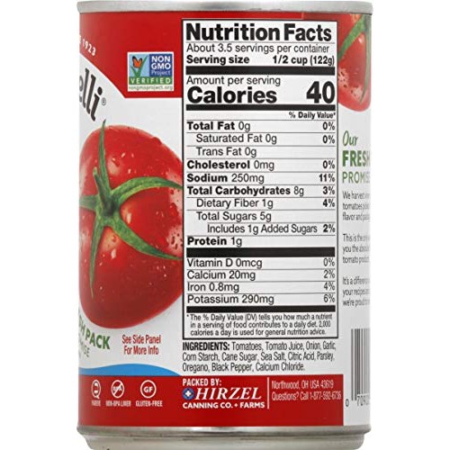 Dei Fratelli Chopped Tomatoes With Onion &Amp; Garlic - All Natural