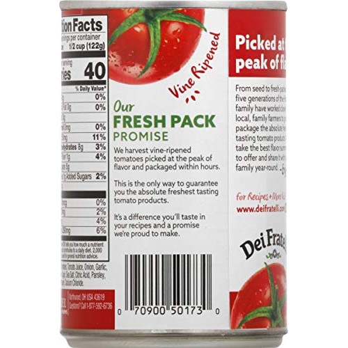 Dei Fratelli Chopped Tomatoes With Onion &Amp; Garlic - All Natural