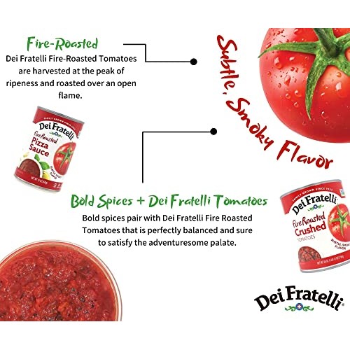 Dei Fratelli Fire Roasted Pizza Sauce - All-Natural Vine-Ripened...
