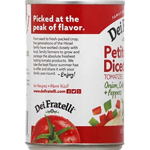 Dei Fratelli Petite Diced Tomatoes With Onion, Celery &Amp; Peppers
