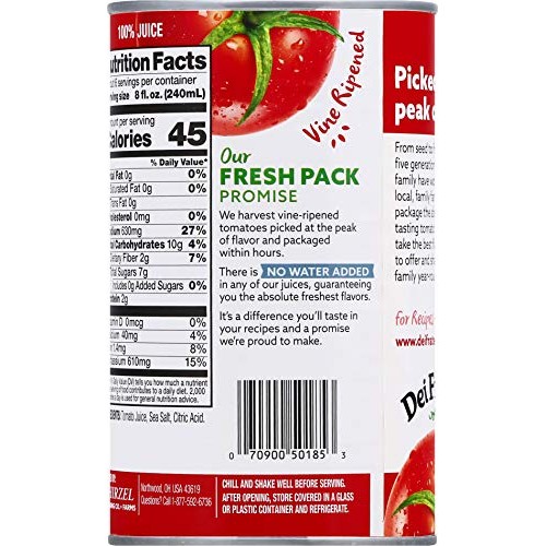 Dei Fratelli - Tomato Juice - 46Oz - 6 Pack