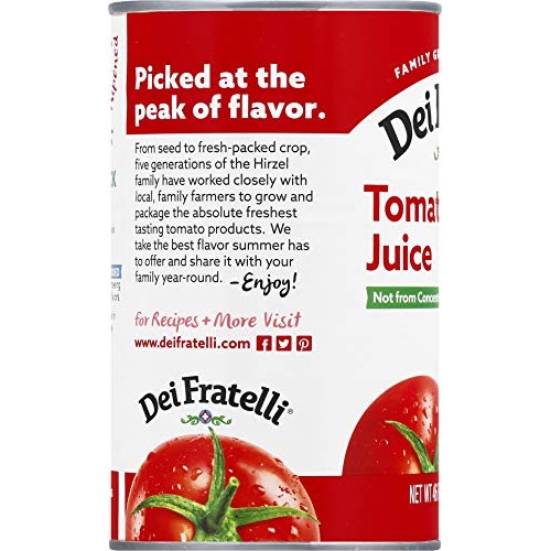 Dei Fratelli - Tomato Juice - 46Oz - 6 Pack