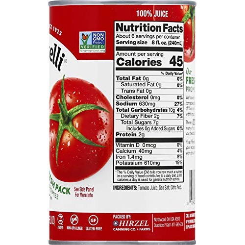 Dei Fratelli - Tomato Juice - 46Oz - 6 Pack