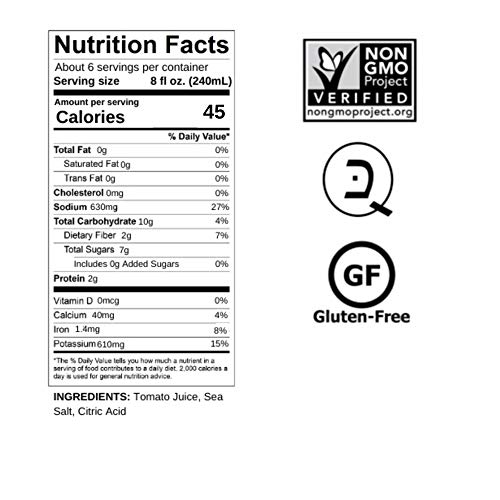 Dei Fratelli - Tomato Juice - 46Oz - 6 Pack