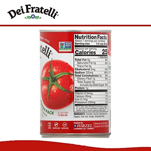 Dei Fratelli Tomato Sauce - All Natural - No Water Added - Never