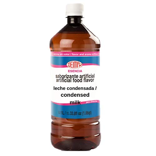 Deiman Artificial Food Flavoring Condensed Milk 33.8 Fl.Oz.