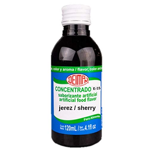 Deiman Artificial Food Flavoring Sherry Concentrate E-154 Fl Oz