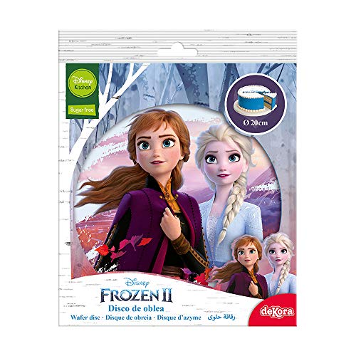 Disney Frozen Ii Elsa &Amp; Ana Cake Topper Round 8