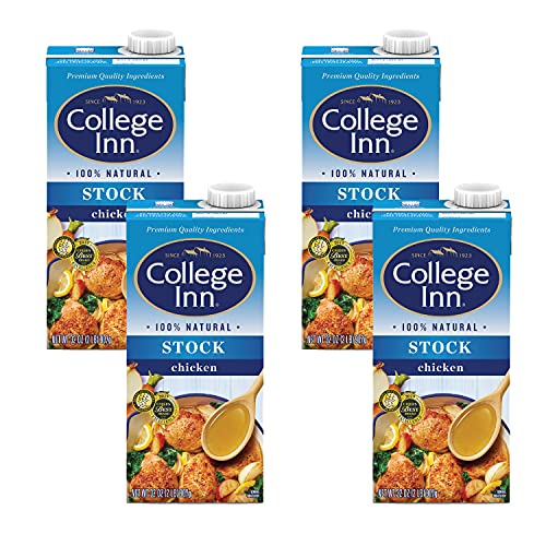 College Inn Chicken Stock, 4 Pack, 32 Oz Cartons