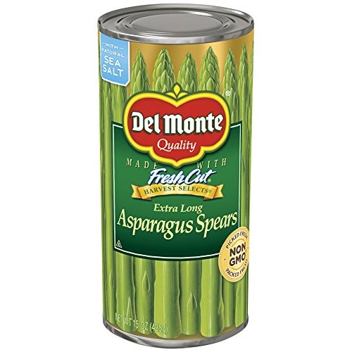 Del Monte Canned Extra Long Asparagus Spears, 15-Ounce Pack Of 12