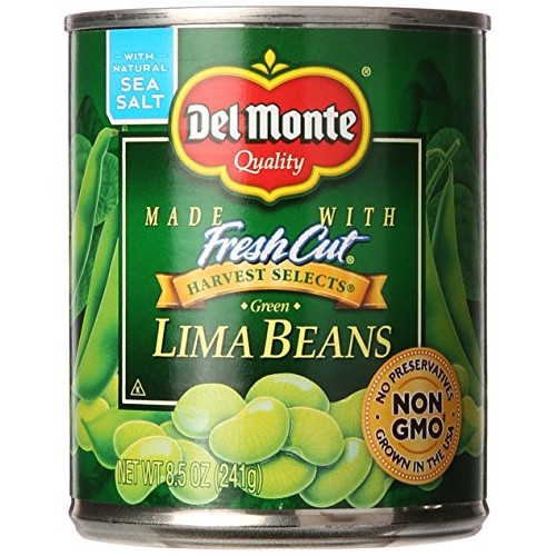 Del Monte Green Lima Beans, 8.5 Oz