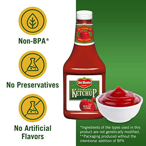Del Monte Bottled Tomato Ketchup, 24-Ounce