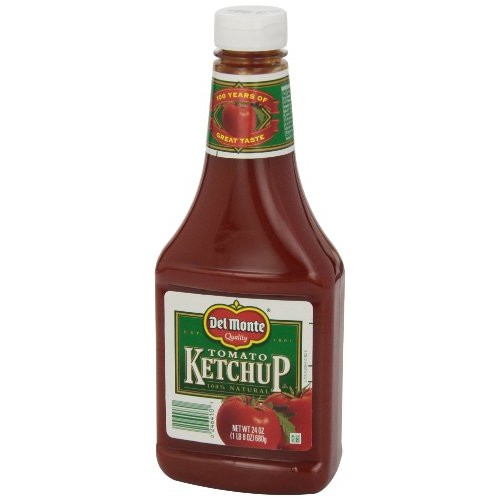 Del Monte Bottled Tomato Ketchup, 24-Ounce