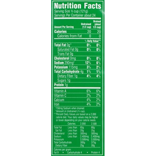 Del Monte Canned Blue Lake Green Beans, 101 Ounce Pack Of 6