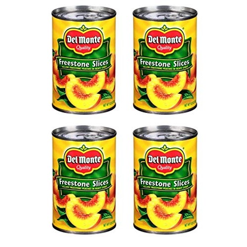 Del Monte Canned California Freestone Sliced Peaches, 15.25-Ounc