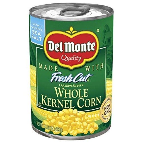 Del Monte Canned Fresh Cut Golden Sweet Whole Kernel Corn, 15.25