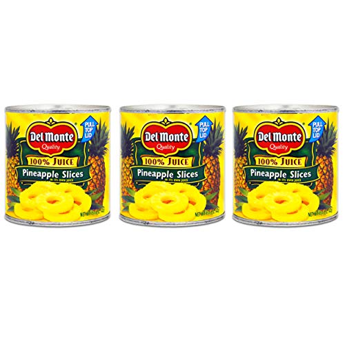Del Monte Canned Fruit - 3 Pack Bulk Del Monte Pineapple Slices