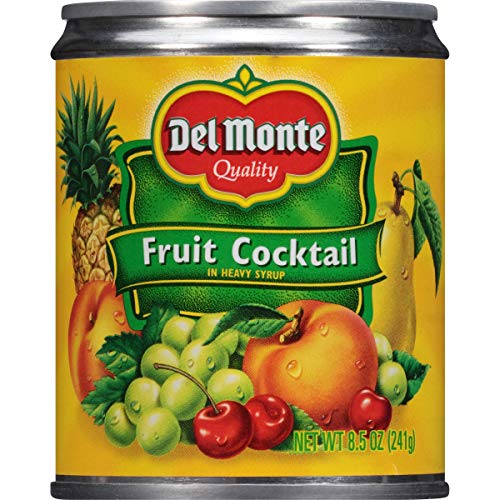 Del Monte Canned Fruit Cocktail In Heavy Syrup, 8.5-Ounce Pack
