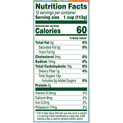 Del Monte Diced Peaches Fruit Snack Cups Family Pack In 100% Jui