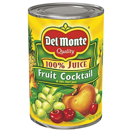 Del Monte Foods 100% Fruit Cocktail, 15 Oz