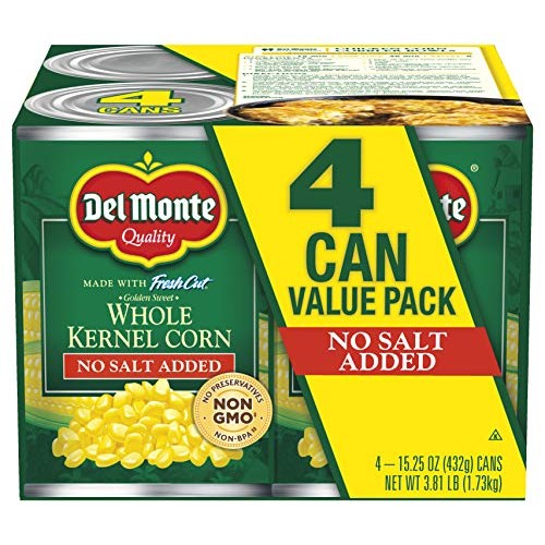 Del Monte Fresh Cut Golden Sweet Whole Kernel Corn With No Added