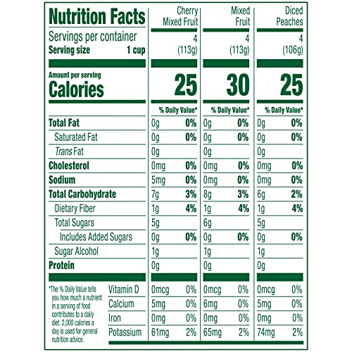 Del Monte No Sugar Added Fruit Cup Variety Pack Variety Pack