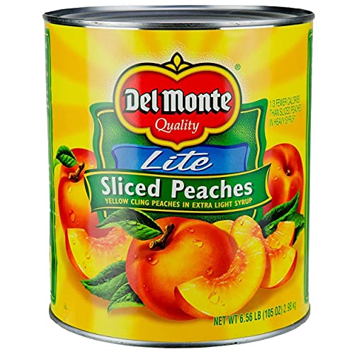 Del Monte Lite Sliced Peaches 105 Oz.