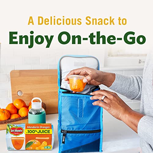 Del Monte Mandarin Orange Fruit Snack Cups In 100% Juice, 12-4Oz