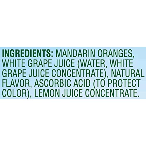 Del Monte Mandarin Orange Fruit Snack Cups In 100% Juice, 12-4Oz
