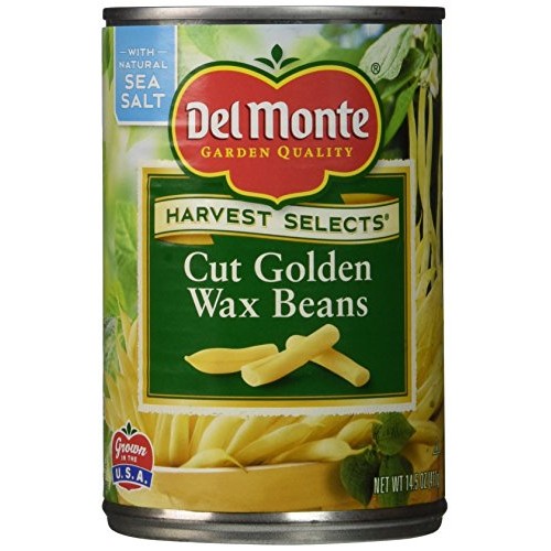 Del Monte Cut Wax Beans, 14.5 Ounce