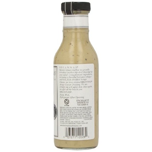 Briannas Asiago Caesar Dressing, 12 Fl Oz