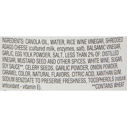 Briannas Asiago Caesar Dressing, 12 Fl Oz