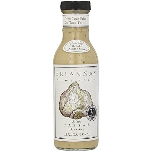 Briannas Asiago Caesar Dressing, 12 Fl Oz
