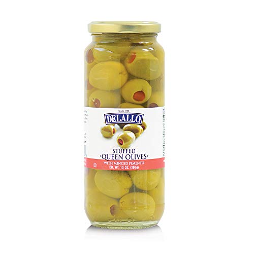 De Lallo Stuffed Queen Olives 6X14Oz