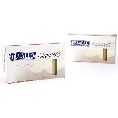 Delallo Manicotti, 8-Ounce Units Pack Of 12
