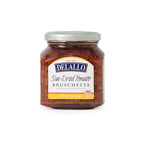 Delallo - Sun Dried Tomato Bruschetta, 3- 10 Oz. Jars