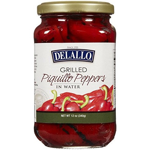 Delallo Grilled Piquillo Pepper, 12 Oz