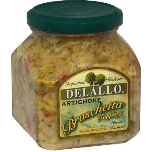 Delallo Artichoke Bruschetta, 10 Oz Pack Of 6