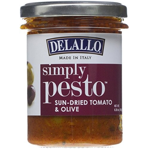 Delallo Sundried Tomato And Olive Pesto, 6.35 Oz