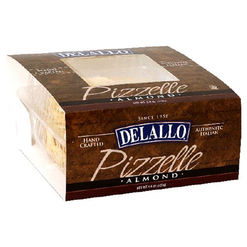 Delallo Almond Pizzelle, 5.6-Ounce Units Pack Of 6