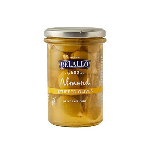 Delallo Almond Stuffed Olives Pack Of 6
