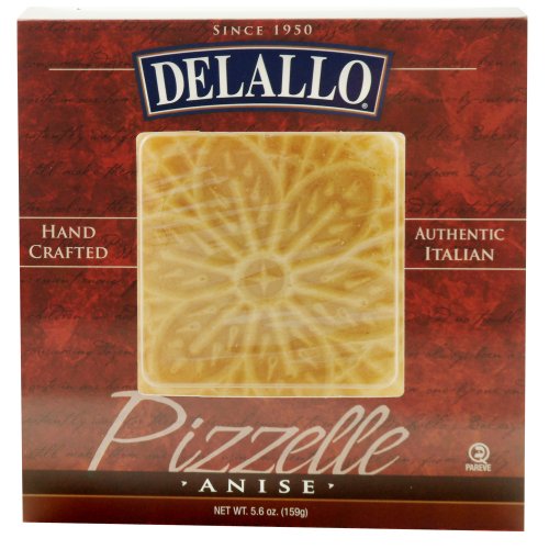 Delallo Anise Pizzelle, 5.6-Ounce Units Pack Of 6
